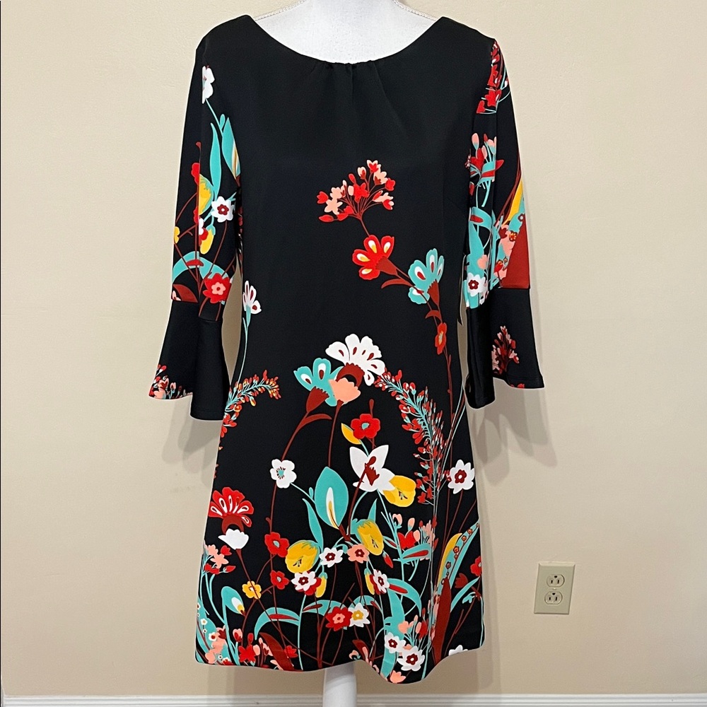 Mod Floral Scuba Sheath Dress